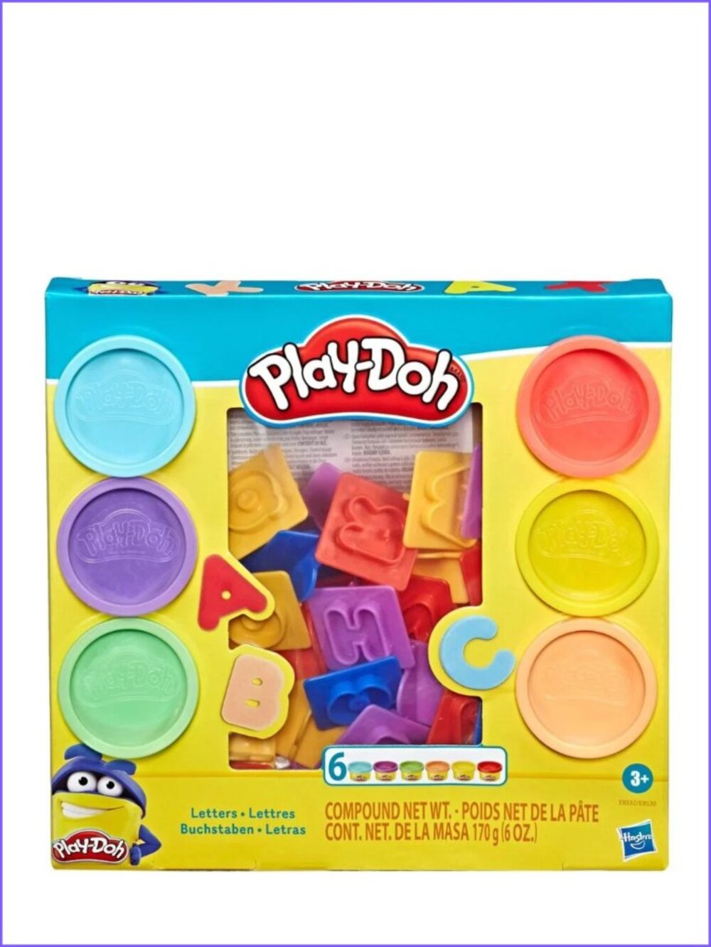 Play-Doh Fundamentals Letter Stamper Tool Set Ages 3 years + New In Box